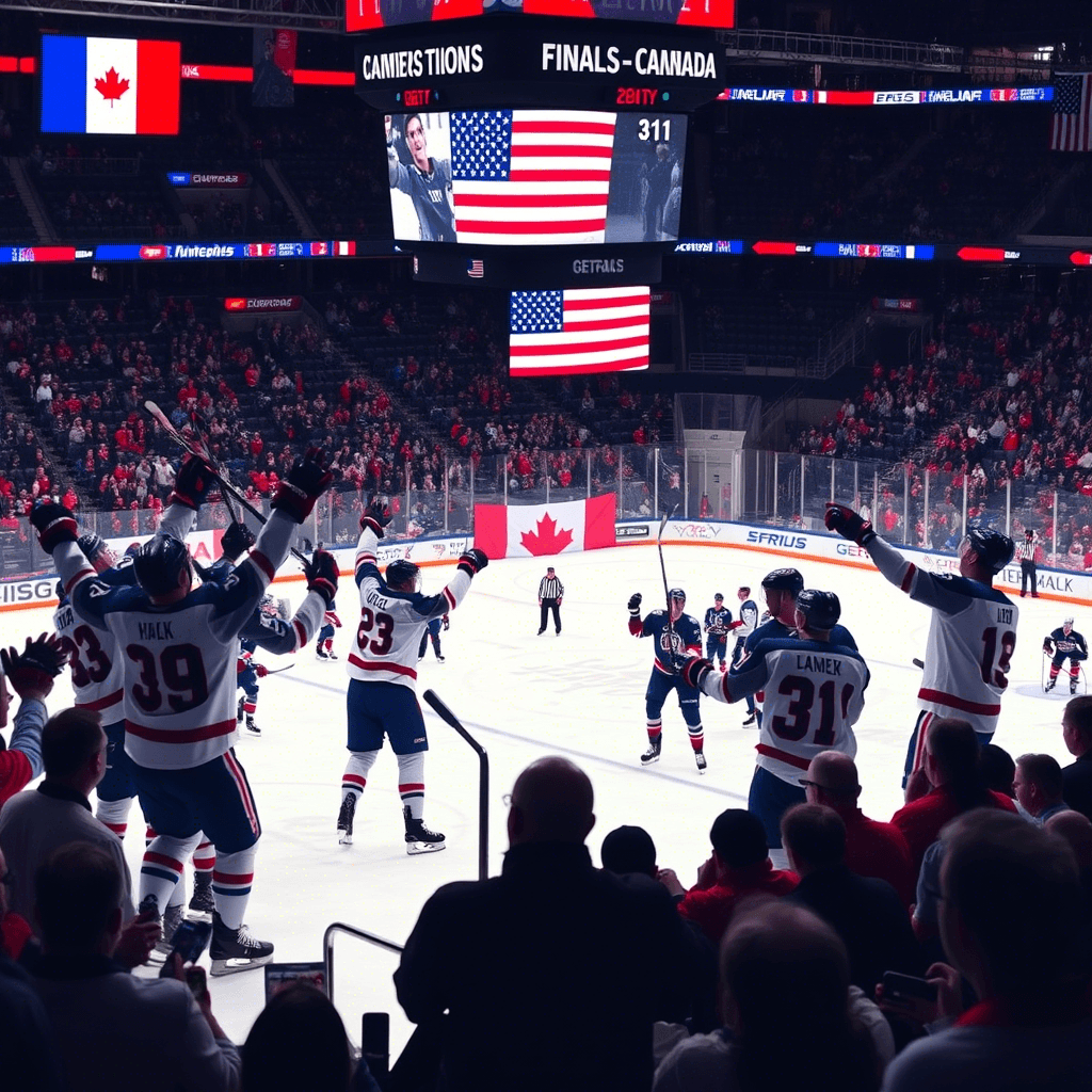 United States Defeats Canada 3-1 in 4 Nations Face-Off