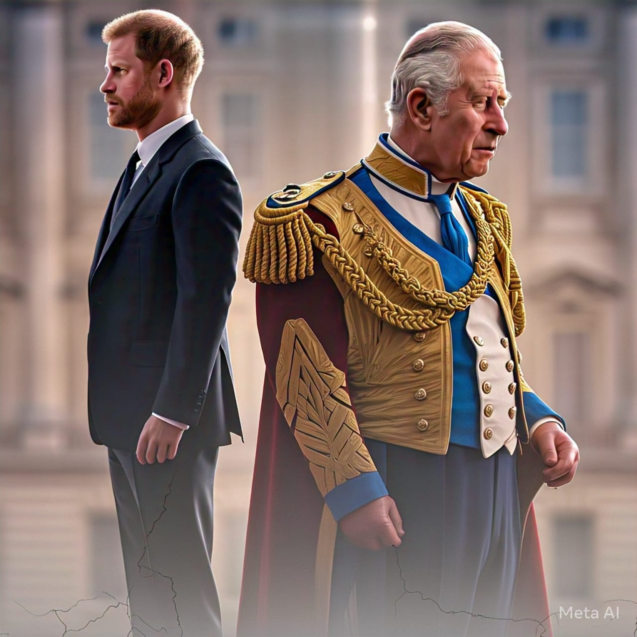 Prince Harry and King Charles